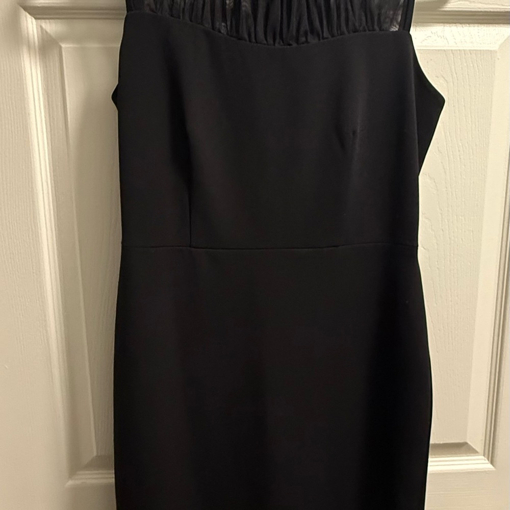 Calvin Klein - Illusion-Yoke Sheath Dress - Midi - Size 6 - Picture 4 of 7